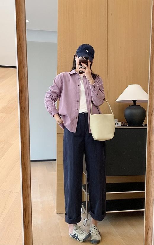 早春特调细腻灯芯绒衬衫外套 商品图5