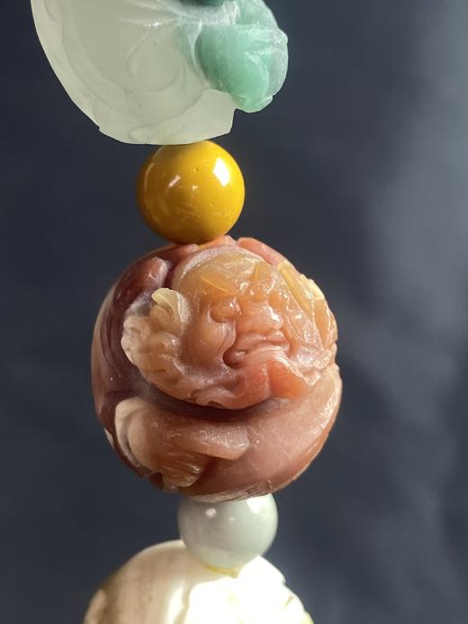 阿拉善玛瑙十八罗汉手串 商品图8