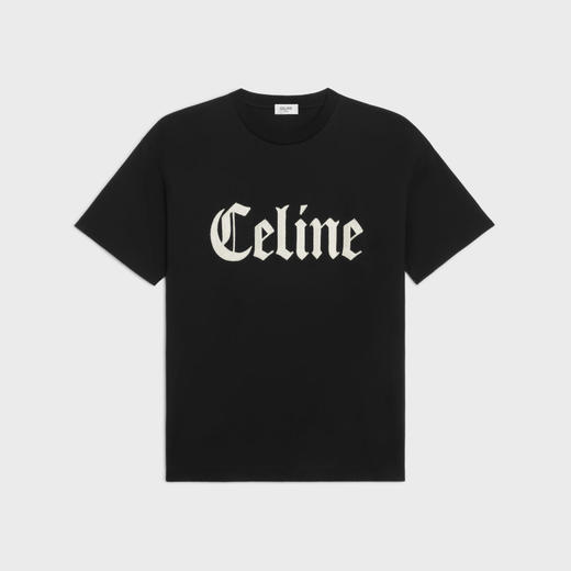 CE-T 哥特式刺绣黑T恤 商品图0