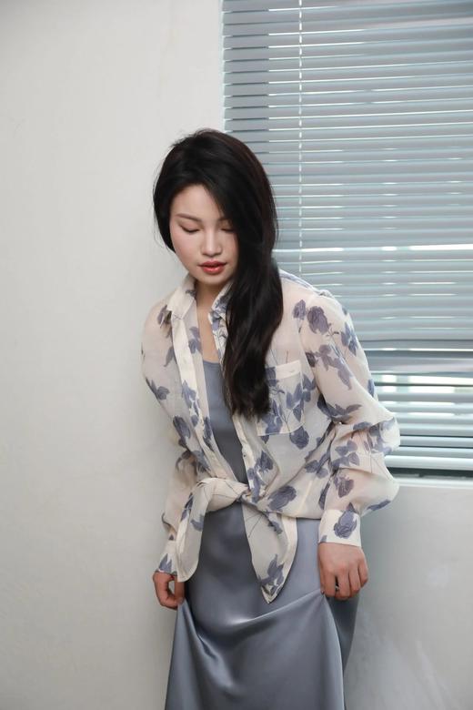 LPIUTY品牌直发⚠️水墨玫瑰天丝衬衫 A0262013 商品图5