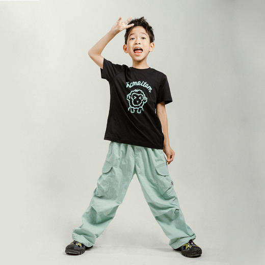 【出游季特惠】ACMEITEM爱棵米 春季户外亲子休闲长裤大口袋宽松可束脚裤子男女GAG3020921A/GAG3020992A 商品图3