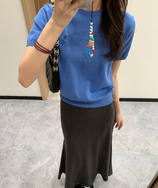 𝐑𝐋 拉夫经典款9色短袖针织衫031107 商品图2