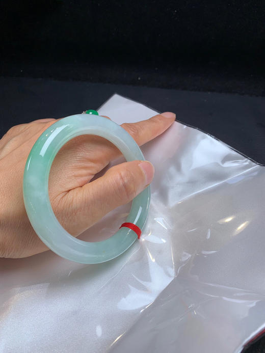 612455，57.5甜绿底圆条，清新甜绿底色，甜美秀气 ，条形刚刚好 商品图5