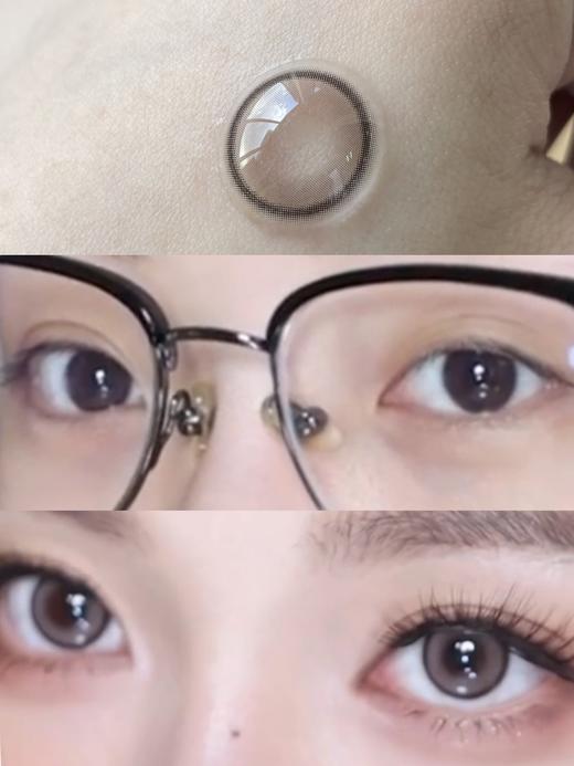 BAOMEICON·半年抛   燕麦牛乳 14.2  <封封同款> 氛围拉满的clean makeup｜春日好气色妆容！嫩到掐出水！超甜心幼态牛乳粉灰色！韩产0-800度<一副两片> 商品图1