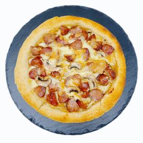 黑胡椒烤肠披萨