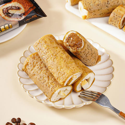 【聚划算❗黑巧爆浆蛋皮面包】甄选品质原料制作，满口爆浆，纵享丝滑，不单独添加蔗糖，好吃美味无负担，早餐代餐下午茶休闲零食L 商品图2