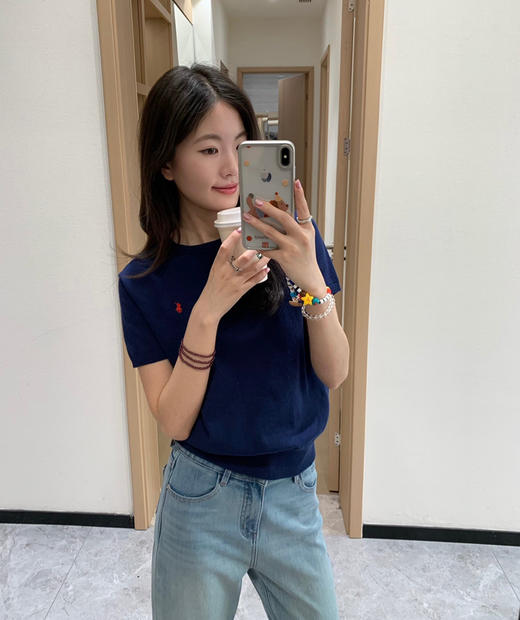 𝐑𝐋 拉夫经典款9色短袖针织衫031107 商品图4