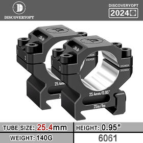 发现者双钉25.4管径0.95英寸6061分体低宽高精度夹具