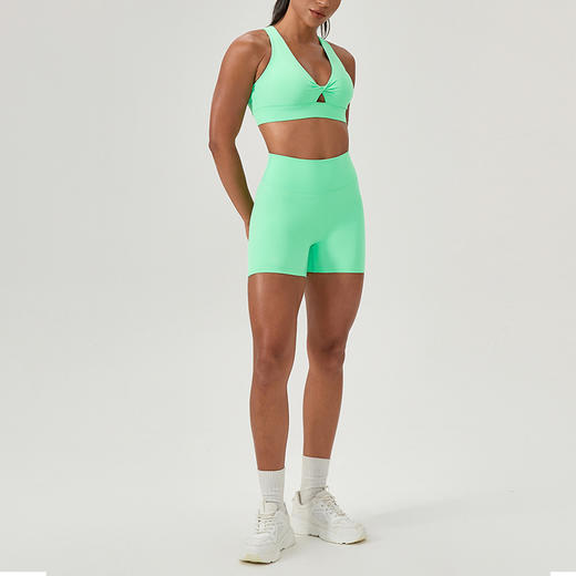 跃牌【欲动春风】系列 瑜伽文胸可拆卸胸垫运动背心搭扣防震跑步健身内衣52759 商品图3