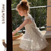 Little time女童连衣裙夏装2025新款儿童蕾丝网纱背心裙公主裙 商品缩略图1