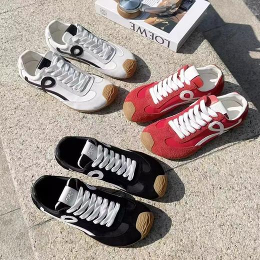 「牛皮版！2025春夏新款」真皮复古阿甘鞋 女轻便运动休闲时尚好搭德训鞋 商品图3