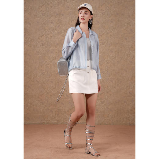 乔万尼新品薄衬衫外套减龄休闲ED1C913 商品图2