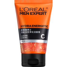 欧莱雅男士劲能深层净化洁面膏100ml