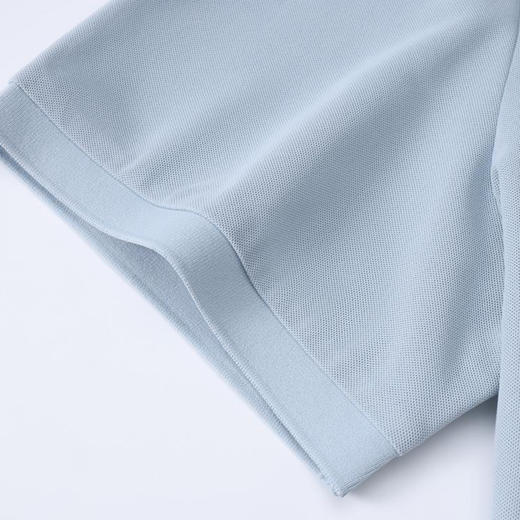 夏季新品商务休闲polo衫男士短袖T恤舒适无痕珠地翻领男上衣  HLS-GF81016 商品图4