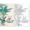 任重山水人物工笔画白描底稿《蕉荫拨阮》临摹勾线高清打印稿RD58 商品缩略图0