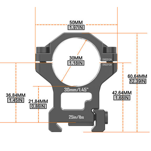 发现者双钉30管径1.45英寸6061分体高宽高精度夹具 商品图1