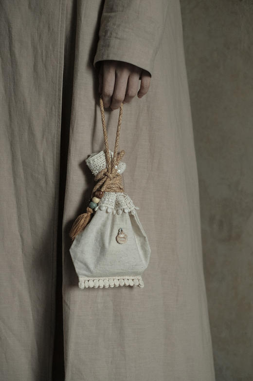 重工古典蕾丝 | 棉麻手挎包/腰包 商品图5