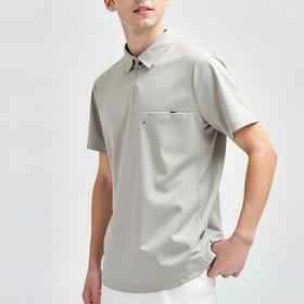 佐丹奴男装【凉感易打理】快干吸湿针织POLO衫01014274