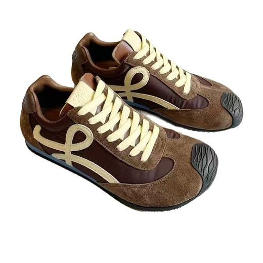 「牛皮版！2025春夏新款」真皮复古阿甘鞋 女轻便运动休闲时尚好搭德训鞋 商品图4