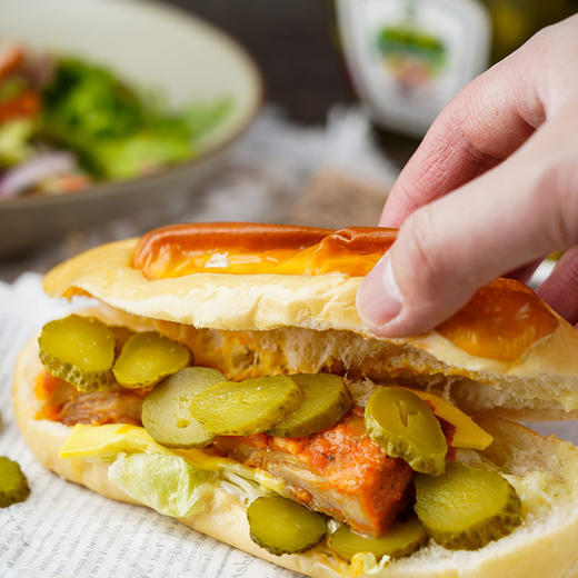 【到手整整500g❗俄罗斯酸黄瓜】自然鲜爽喀秋莎腌制小青瓜，块块多汁解腻，酸爽又可口，俄式乳黄瓜汉堡沙拉下饭配菜QQ 商品图4