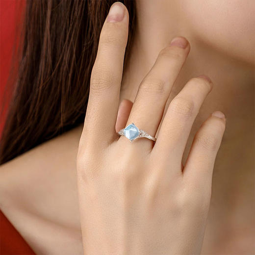 【托帕石戒指】S925银托帕石糖塔彩色宝石轻奢均码饰品JR19209 商品图2