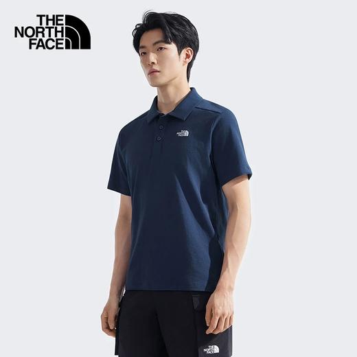 清仓！独家渠道 四色！男女同款！THE NORTH FACE刺绣logo标短䄂翻领POLO衫  脸脸短袖 商品图3