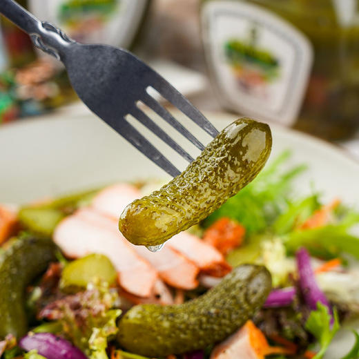 【到手整整500g❗俄罗斯酸黄瓜】自然鲜爽喀秋莎腌制小青瓜，块块多汁解腻，酸爽又可口，俄式乳黄瓜汉堡沙拉下饭配菜QQ 商品图2