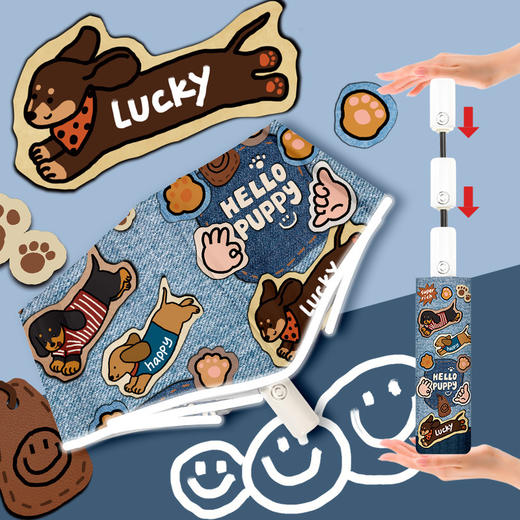 【圆角儿童伞】雨伞安全男女孩自动防回弹晴雨两用小学生上学专用折叠伞 商品图4