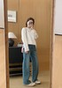 春新品蕾丝连帽勾花棉T 商品缩略图2