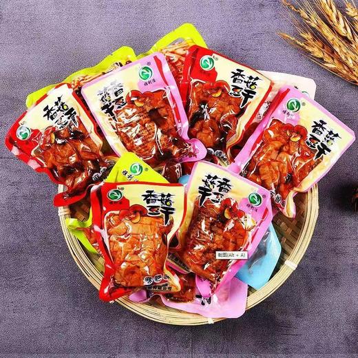 【9.9到手250g❗️香辣香菇豆干】甄选品质原料制作，细火慢卤添滋味，茹肉肥厚多汁，轻素食主义，似肉非肉越嚼越香，五香零食麻辣小包装，下午茶休闲零食小吃L 商品图3