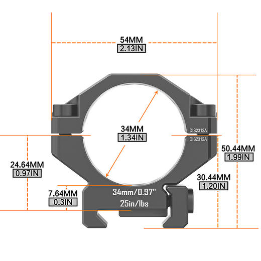 发现者双钉34管径0.97英寸6061分体低宽高精度夹具 商品图1