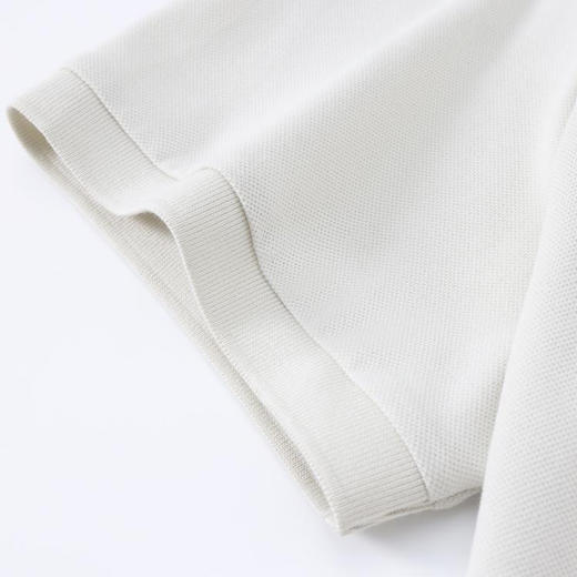 半拉链翻领男士百搭短袖时尚休闲高端潮牌青年上衣  HLS-GS82022 商品图5