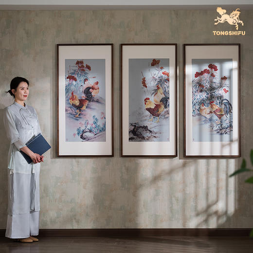 铜师傅 铜雕画《大吉大利 系列》玄关沙发背景墙装饰画 商品图4