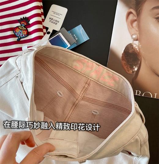 新款经纬双染织条四面弹牛仔直筒裤 商品图12