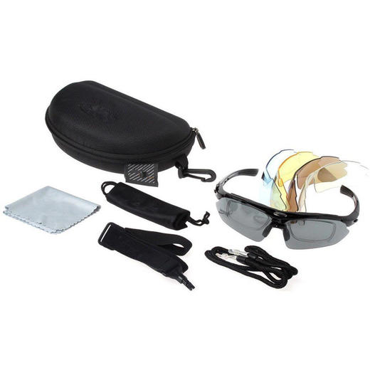 战术眼镜射击军迷套装护目镜自行车骑行眼镜偏光户外运动眼镜 商品图2