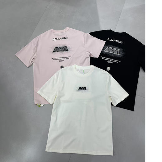 夏季纯色潮牌时尚印花青年时尚圆领宽松休闲T恤   XYG-5035 商品图2