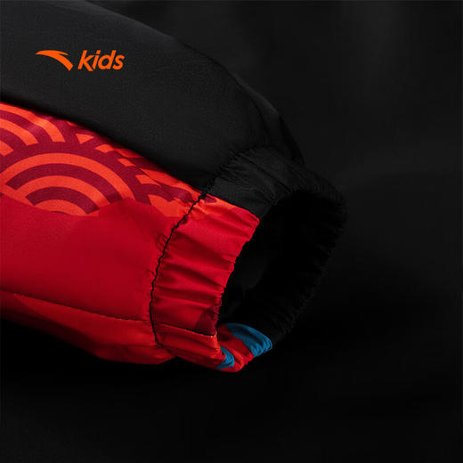 安踏儿童外套男大小童2025春季加绒保暖摇粒绒外套A52518602 商品图7