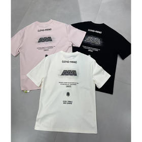 夏季纯色潮牌时尚印花青年时尚圆领宽松休闲T恤   XYG-5035