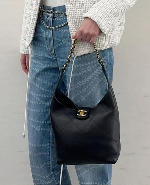 香奈儿25P新款Hoho黑金小号单肩包（HH） 商品图3