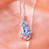 【托帕石吊坠】S925银托帕石吊坠彩色宝石时尚轻奢项坠送女士节日礼物JP19282 商品缩略图1