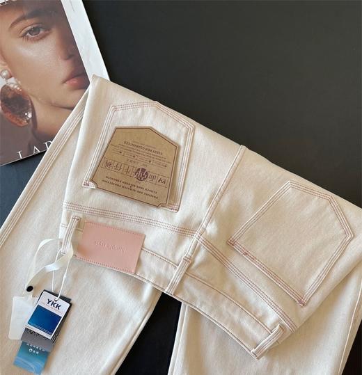 新款经纬双染织条四面弹牛仔直筒裤 商品图14