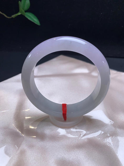612453，52.7冰紫正圈手镯，粉紫清新淡雅，质地均匀细腻，一抹妖紫仙气十足 商品图1