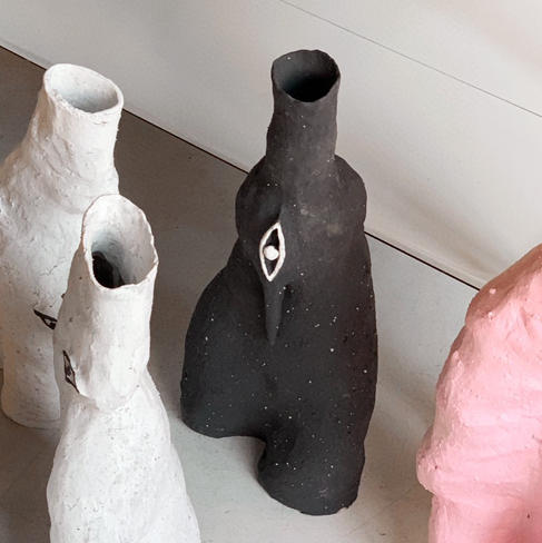 尘雾陶瓷艺术作品 黑色 商品图0