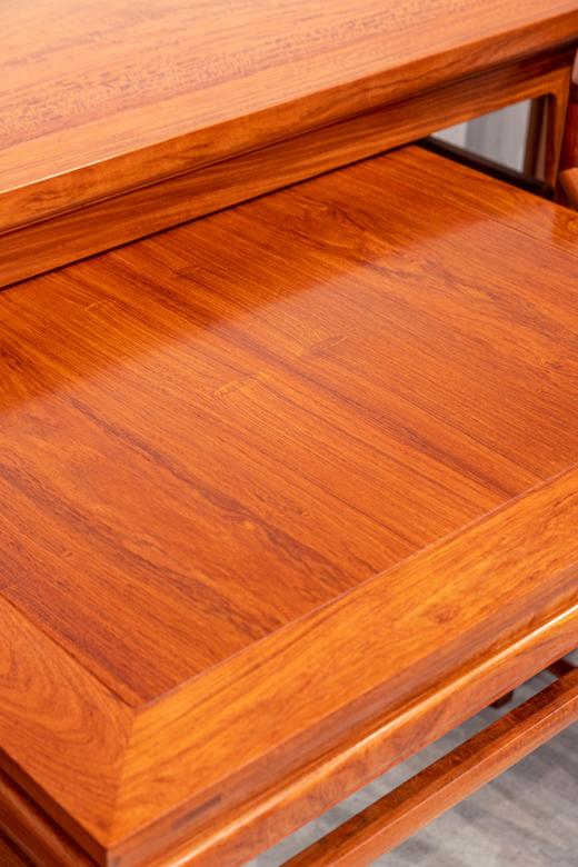 红桥红  家具严选  缅甸花梨（大果紫檀）【明韵中堂六件套】 商品图5