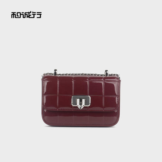 和诚行 2025新款时尚链条单肩包百搭通勤小方包4420148 商品图0