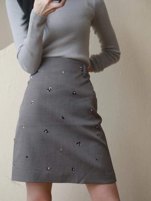 LPIUTY品牌直发⚠️手缝钉珠亮片轻奢半身裙 C12TJ-99944 商品图2