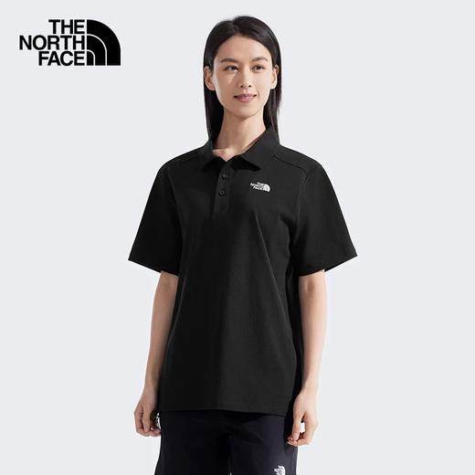 清仓！独家渠道 四色！男女同款！THE NORTH FACE刺绣logo标短䄂翻领POLO衫  脸脸短袖 商品图1