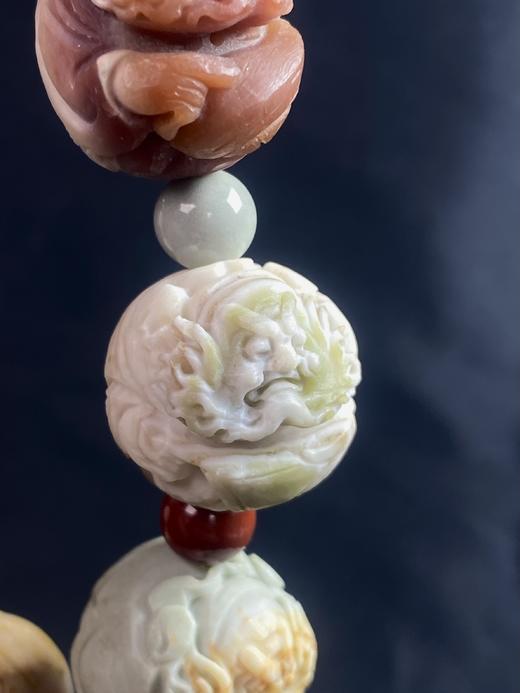 阿拉善玛瑙十八罗汉手串 商品图1