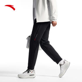 【299任选2件】安踏跑步长裤男士修身束脚裤健身跑步训练运动裤子152517320S