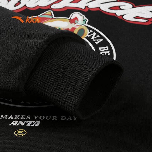 安踏儿童卫衣男大童优可丝潮流系列运动针织套头衫352518706 商品图7